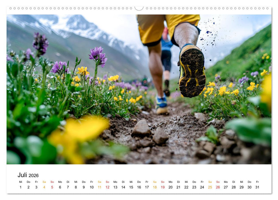 Trailrunning Power (CALVENDO Premium Wandkalender 2026)