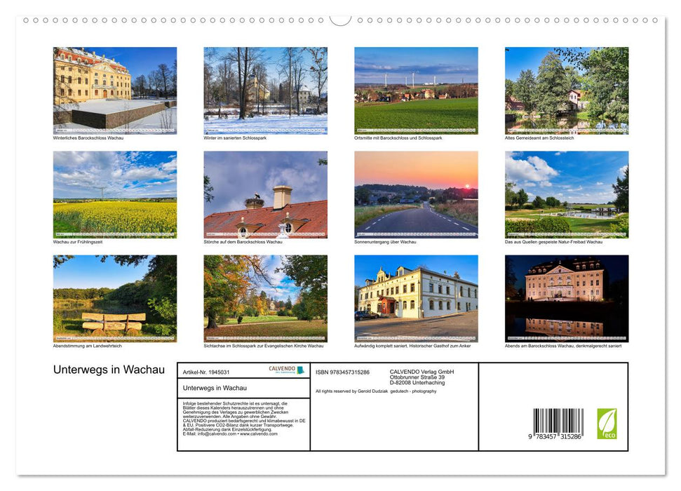 Unterwegs in Wachau (CALVENDO Premium Wandkalender 2026)