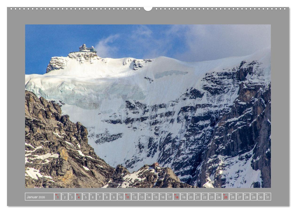Grüezi in den Schweizer Bergen (CALVENDO Premium Wandkalender 2026)