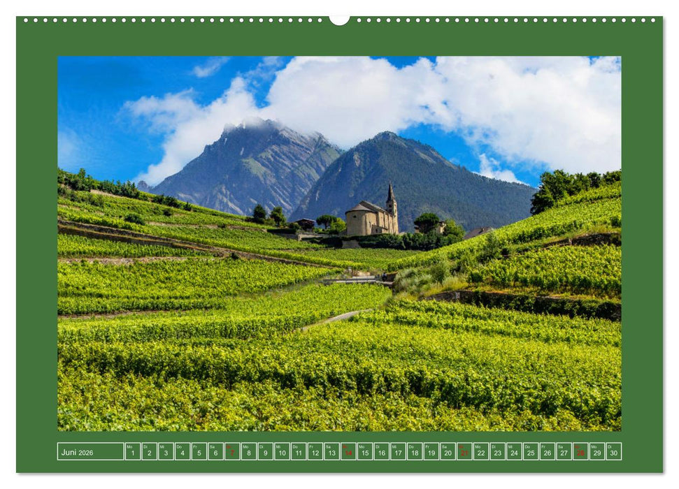 Grüezi in den Schweizer Bergen (CALVENDO Premium Wandkalender 2026)