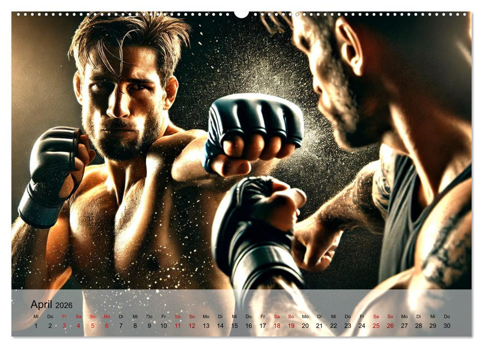 MMA Germany - Mixed Martial Arts Power (CALVENDO Premium Wandkalender 2026)