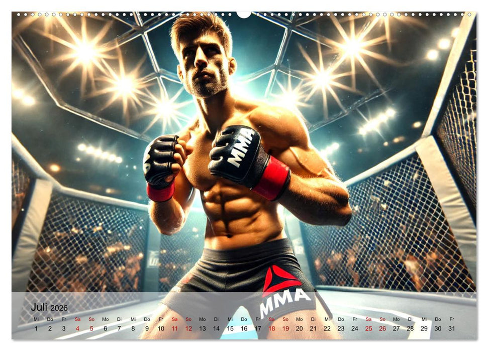 MMA Germany - Mixed Martial Arts Power (CALVENDO Premium Wandkalender 2026)