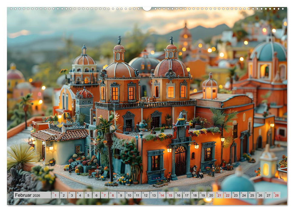 Weltreise im Kleinforma (CALVENDO Premium Wandkalender 2026)