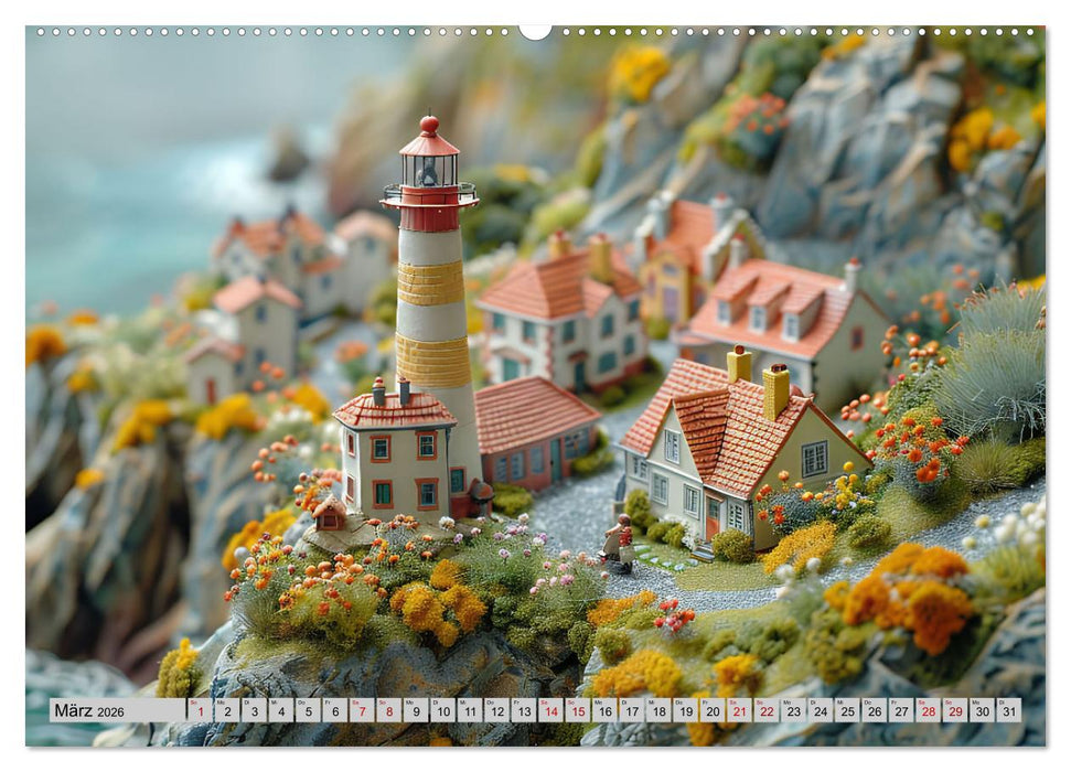 Weltreise im Kleinforma (CALVENDO Premium Wandkalender 2026)