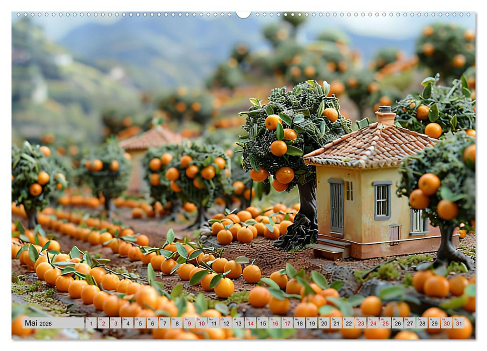 Weltreise im Kleinforma (CALVENDO Premium Wandkalender 2026)