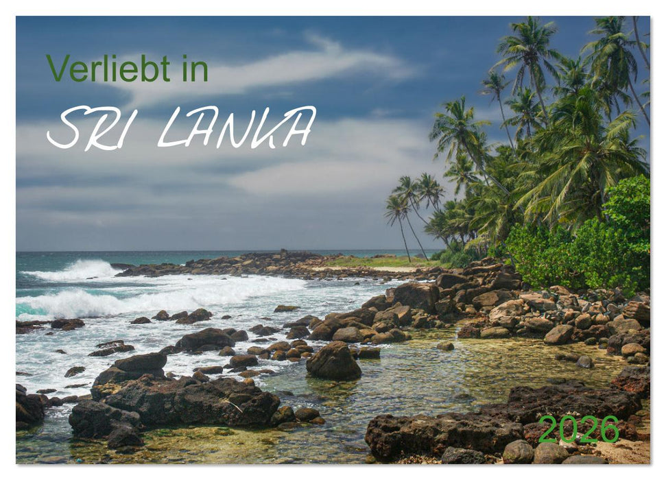 Verliebt in Sri Lanka (CALVENDO Wandkalender 2026)