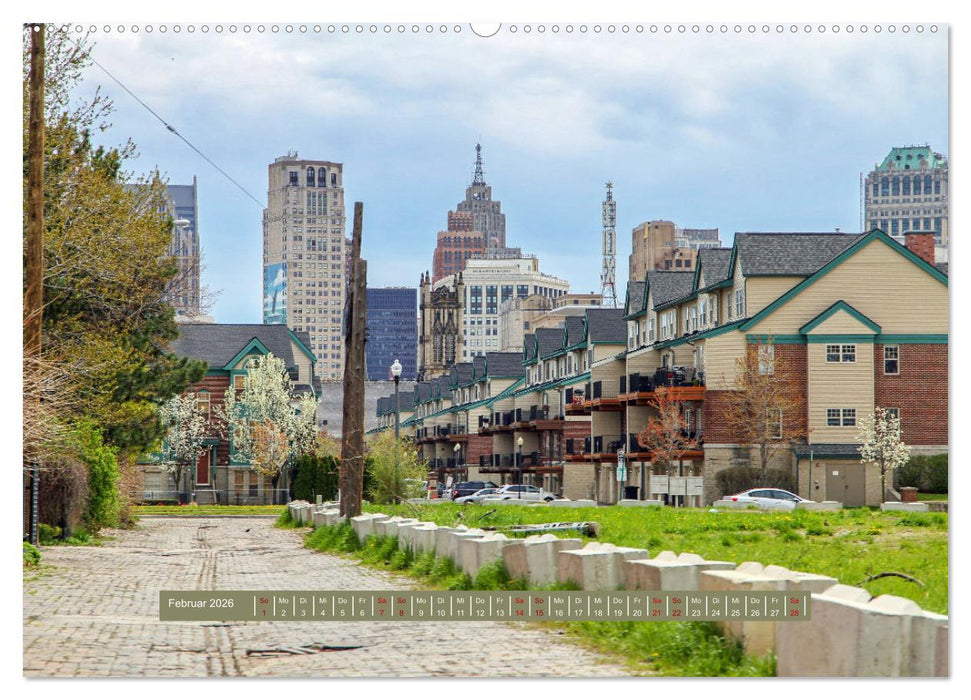 Michigan - Rund um Detroit (CALVENDO Wandkalender 2026)