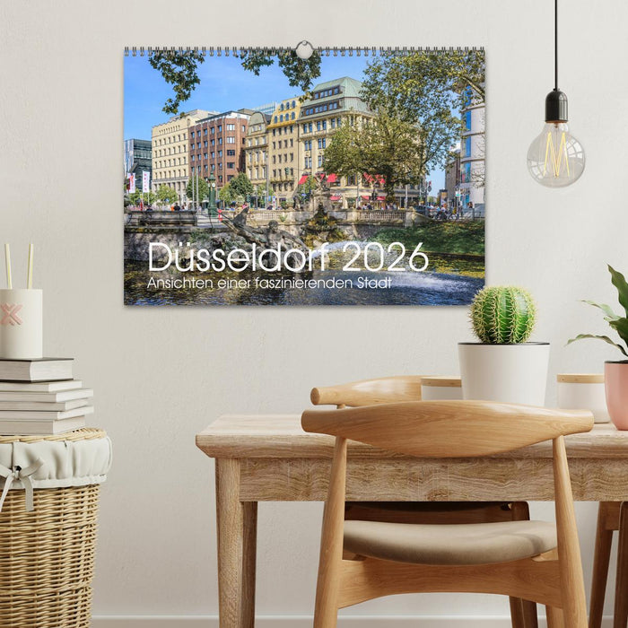 Düsseldorf - Ansichten einer faszinierenden Stadt (CALVENDO Wandkalender 2026)