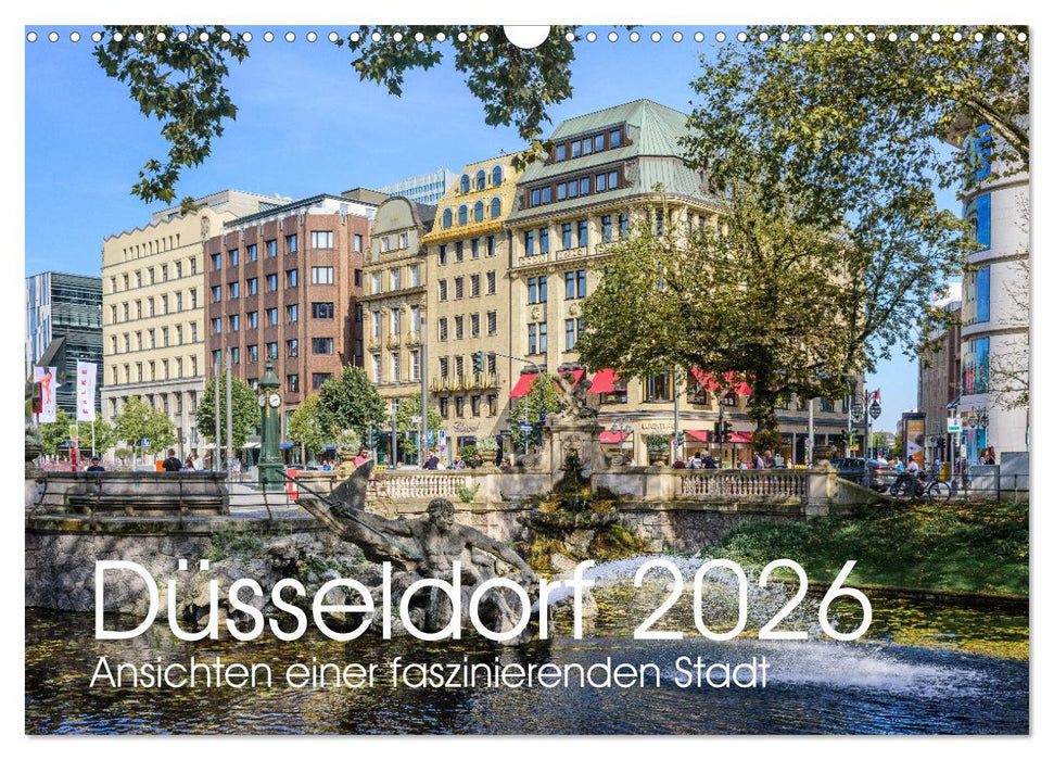 Düsseldorf - Ansichten einer faszinierenden Stadt (CALVENDO Wandkalender 2026)
