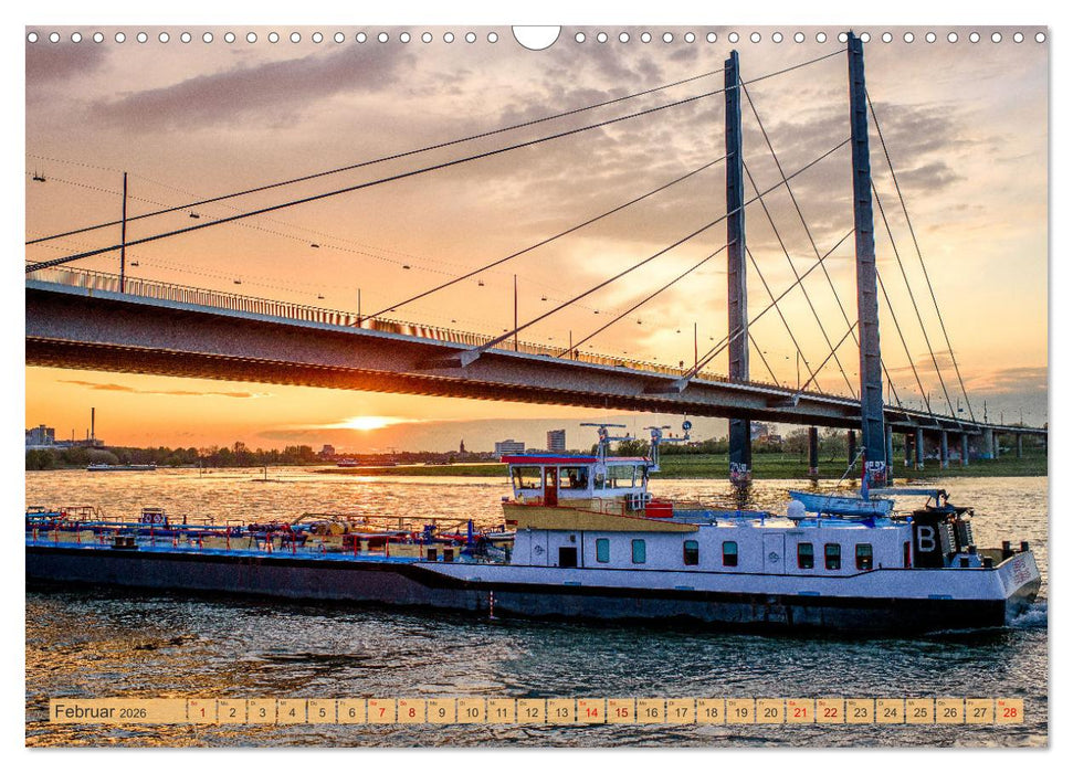 Düsseldorf - Ansichten einer faszinierenden Stadt (CALVENDO Wandkalender 2026)