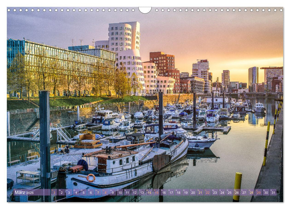 Düsseldorf - Ansichten einer faszinierenden Stadt (CALVENDO Wandkalender 2026)