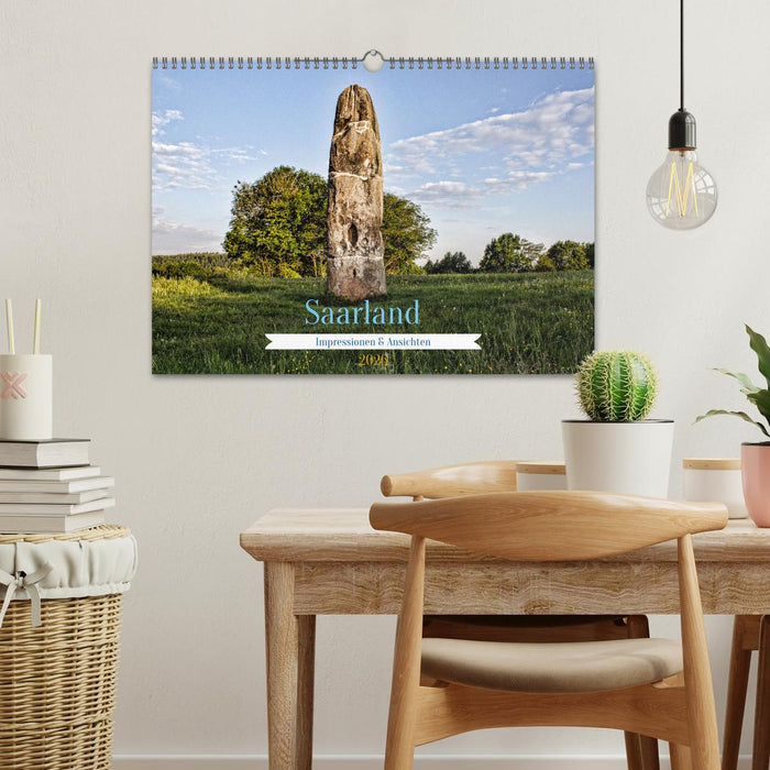Saarland Impressionen & Ansichten (CALVENDO Wandkalender 2026)