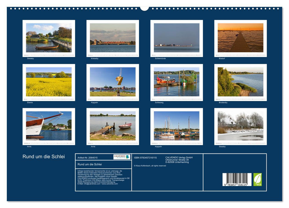 Rund um die Schlei (CALVENDO Premium Wandkalender 2026)