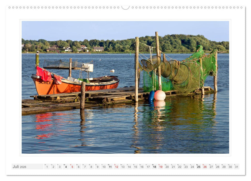 Rund um die Schlei (CALVENDO Premium Wandkalender 2026)