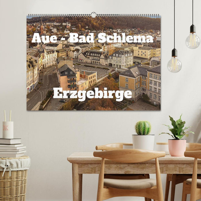 Aue - Bad Schlema Erzgebirge (CALVENDO Wandkalender 2026)