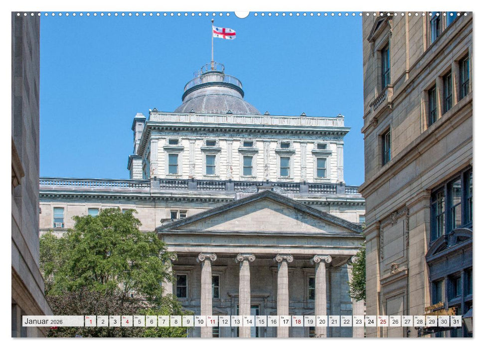 Montreal - klassisches Erbe in Québec (CALVENDO Wandkalender 2026)