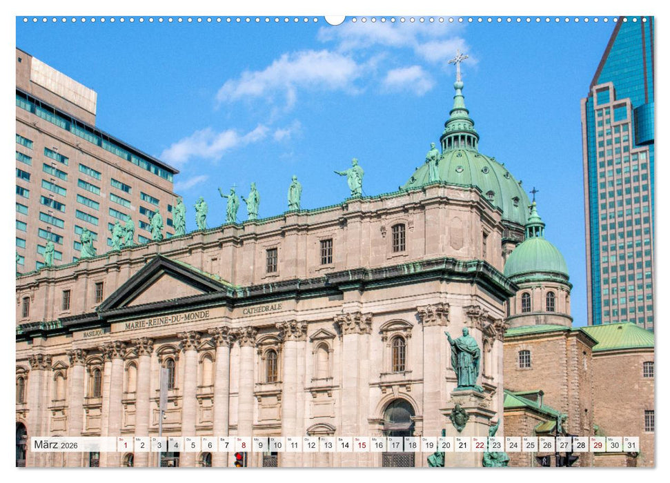 Montreal - klassisches Erbe in Québec (CALVENDO Wandkalender 2026)