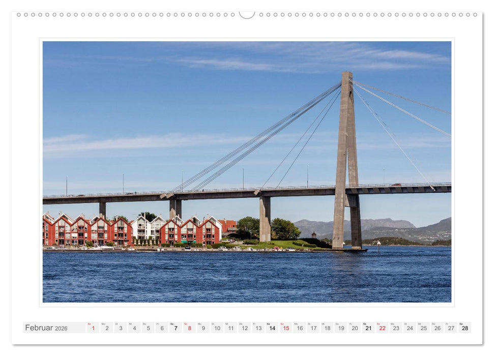 Norwegen. Sognefjord - Aurlandsfjord - Geirangerfjord - Stavanger (CALVENDO Wandkalender 2026)