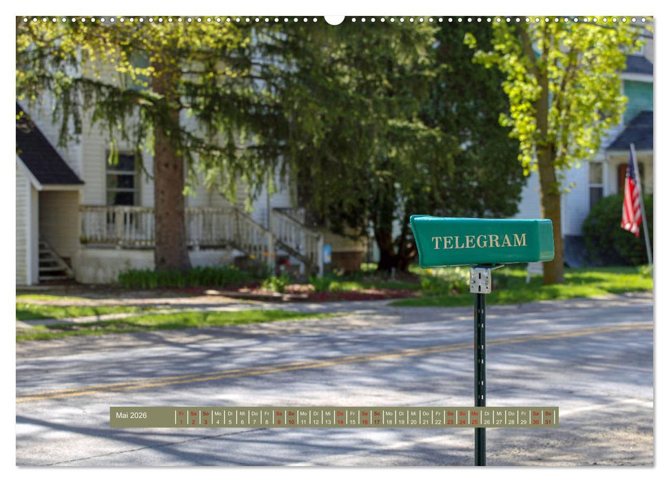 Michigan - Rund um Detroit (CALVENDO Premium Wandkalender 2026)