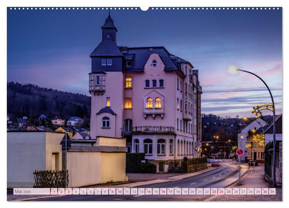 Aue - Bad Schlema Erzgebirge (CALVENDO Premium Wandkalender 2026)