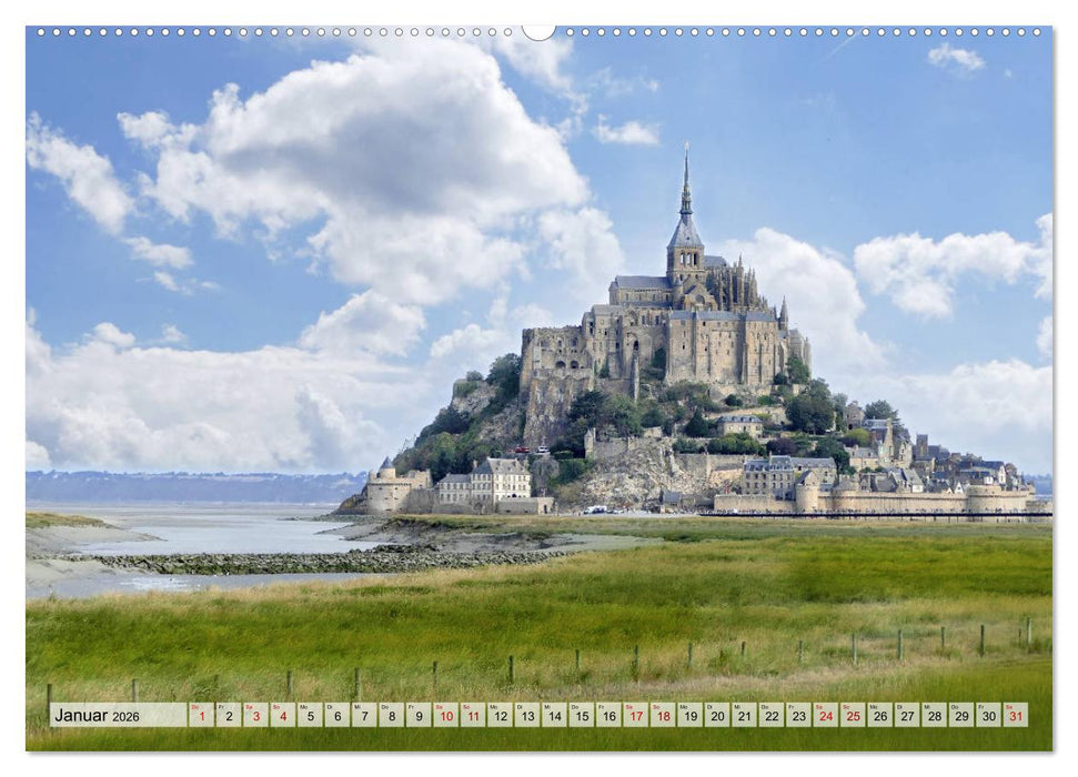 Normandie erleben (CALVENDO Premium Wandkalender 2026)