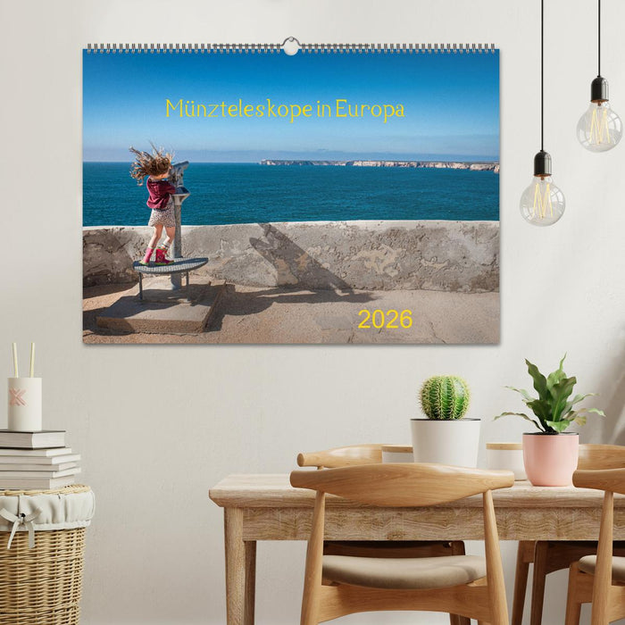 Münzteleskope in Europa (CALVENDO Wandkalender 2026)