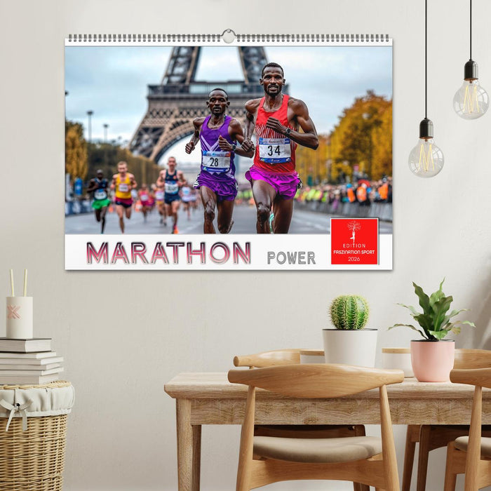 Marathon Power (CALVENDO Wandkalender 2026)