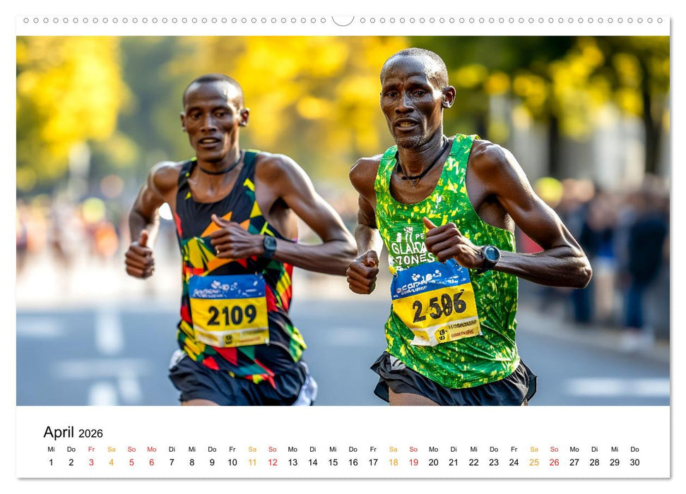 Marathon Power (CALVENDO Wandkalender 2026)