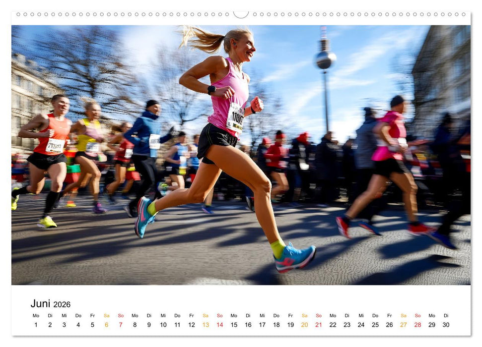 Marathon Power (CALVENDO Wandkalender 2026)