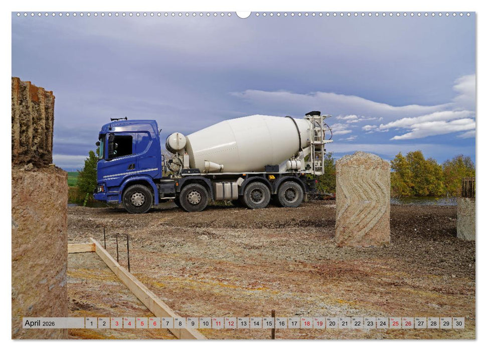 Die Saalequerung Salzmünde – Brückenbau der A143 (CALVENDO Wandkalender 2026)