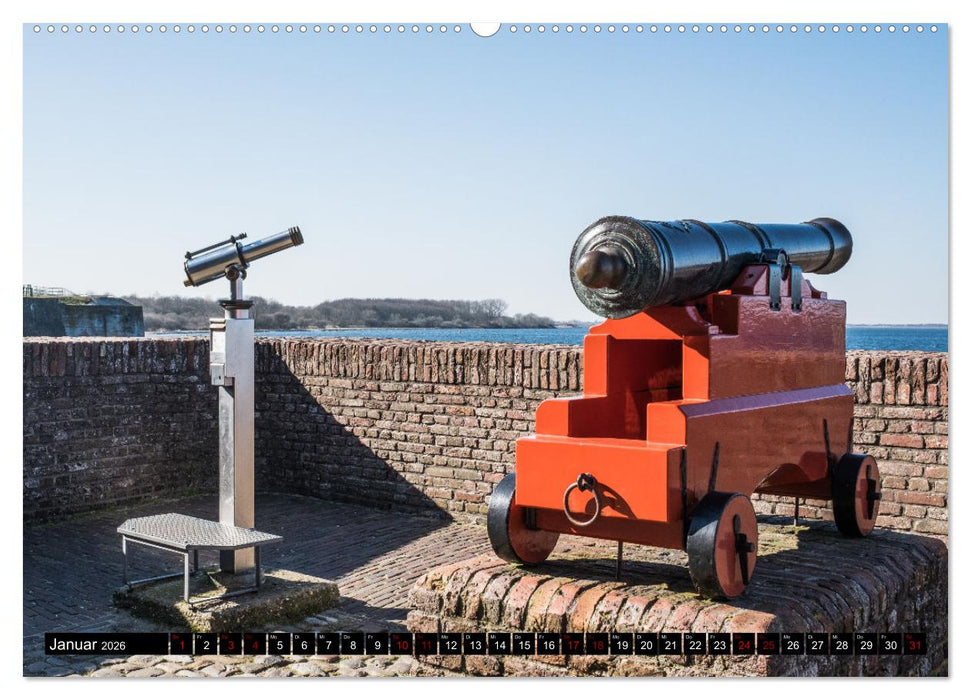 Münzteleskope in Europa (CALVENDO Premium Wandkalender 2026)