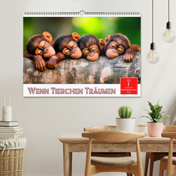 Wenn Tierchen träumen (CALVENDO Wandkalender 2026)