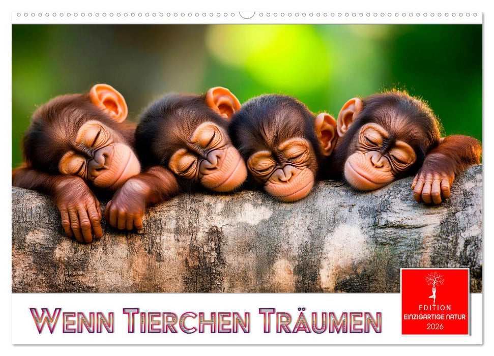Wenn Tierchen träumen (CALVENDO Wandkalender 2026)