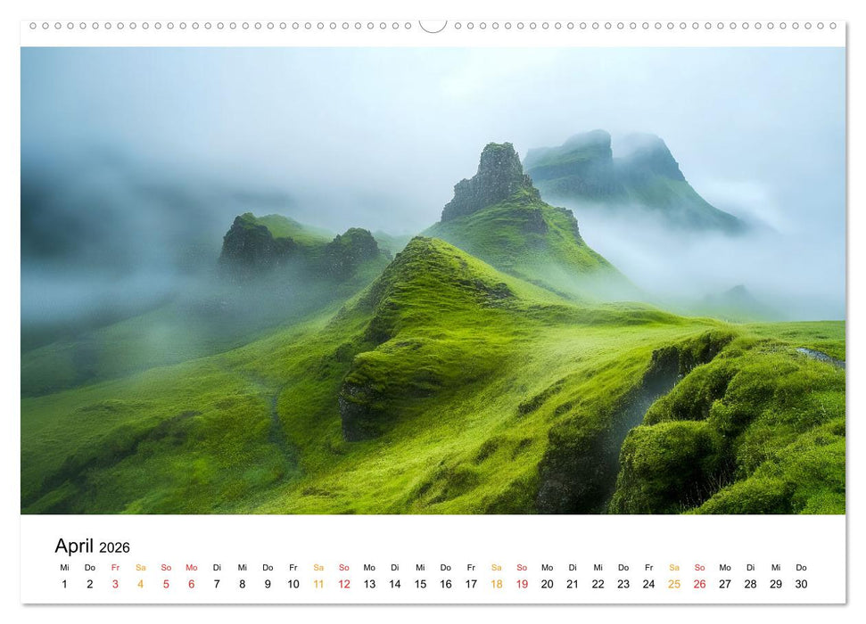Mystischer Nebel (CALVENDO Wandkalender 2026)