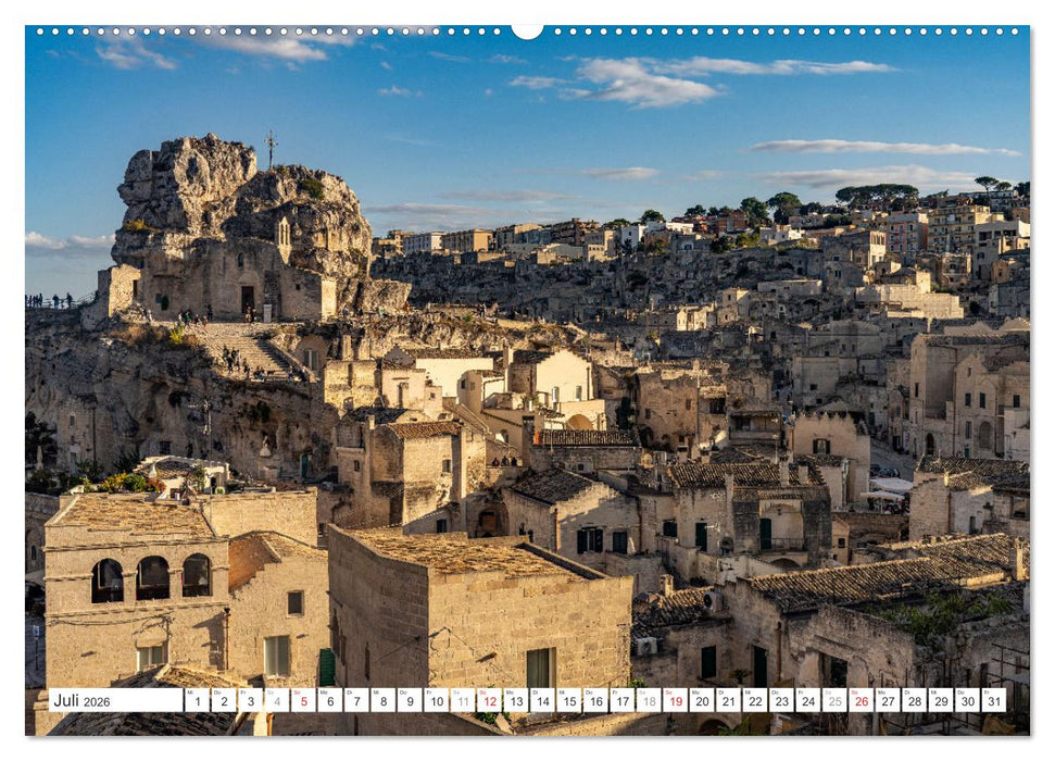 Italiens Welterbe Matera (CALVENDO Premium Wandkalender 2026)