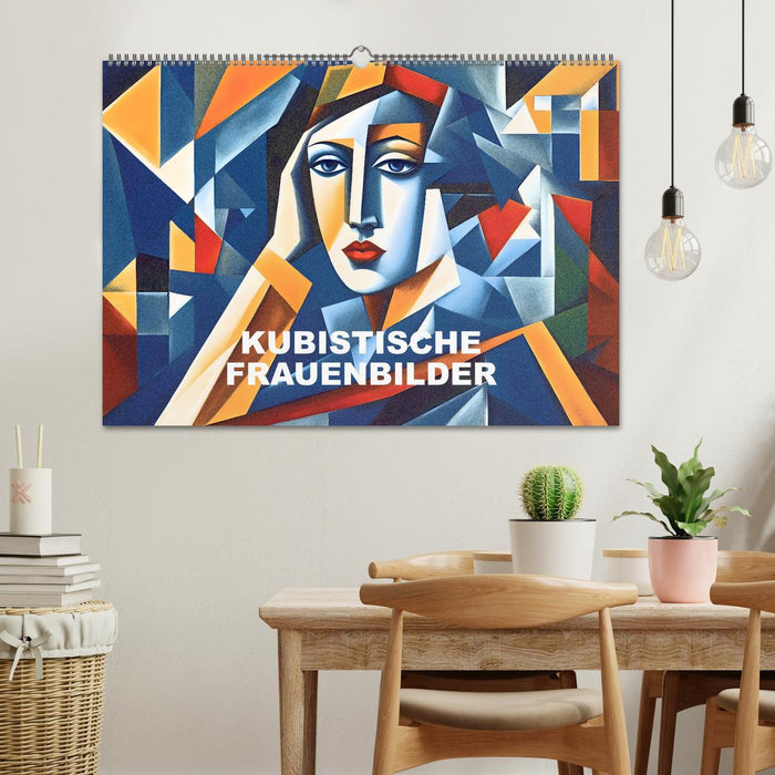 Kubistische Frauen Bilder (CALVENDO Wandkalender 2026)