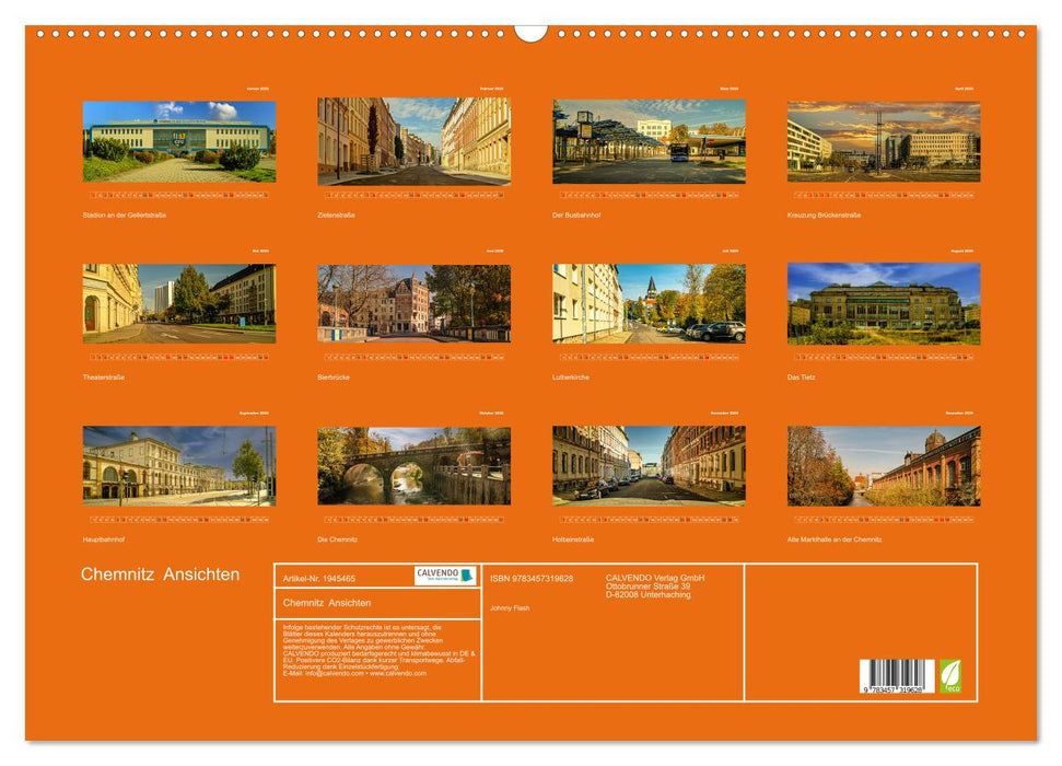 Chemnitz Ansichten (CALVENDO Wandkalender 2026)