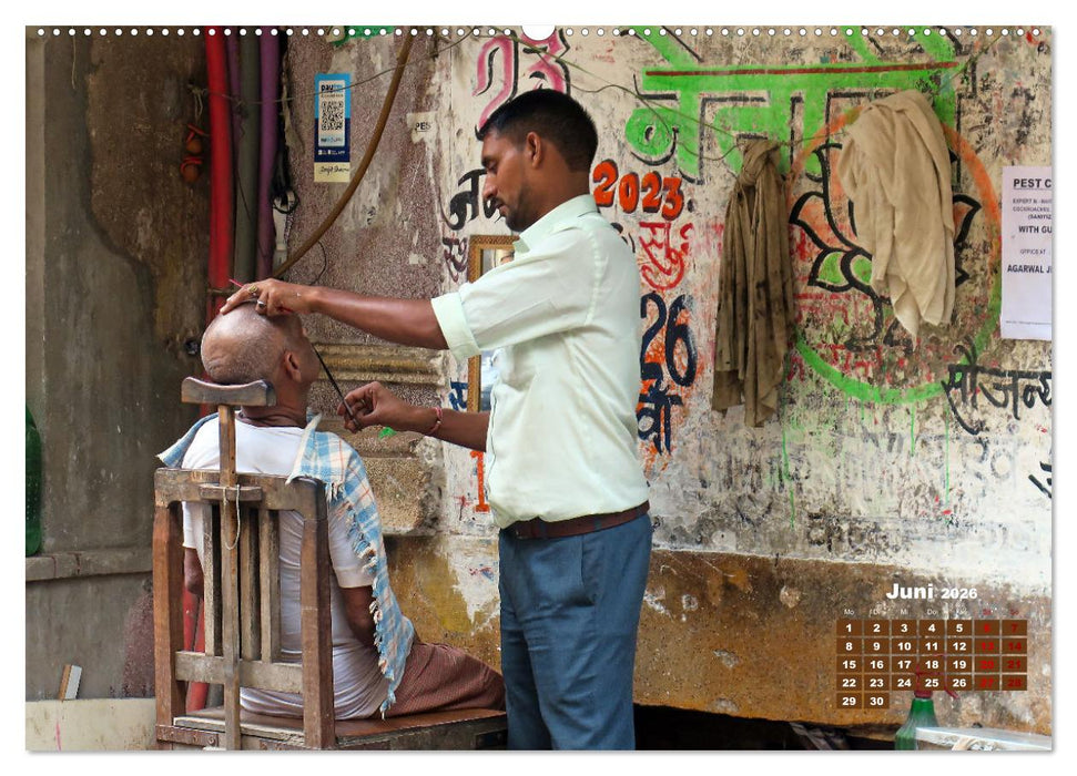 Typisch Indien - Unterwegs in Rajasthan (CALVENDO Premium Wandkalender 2026)