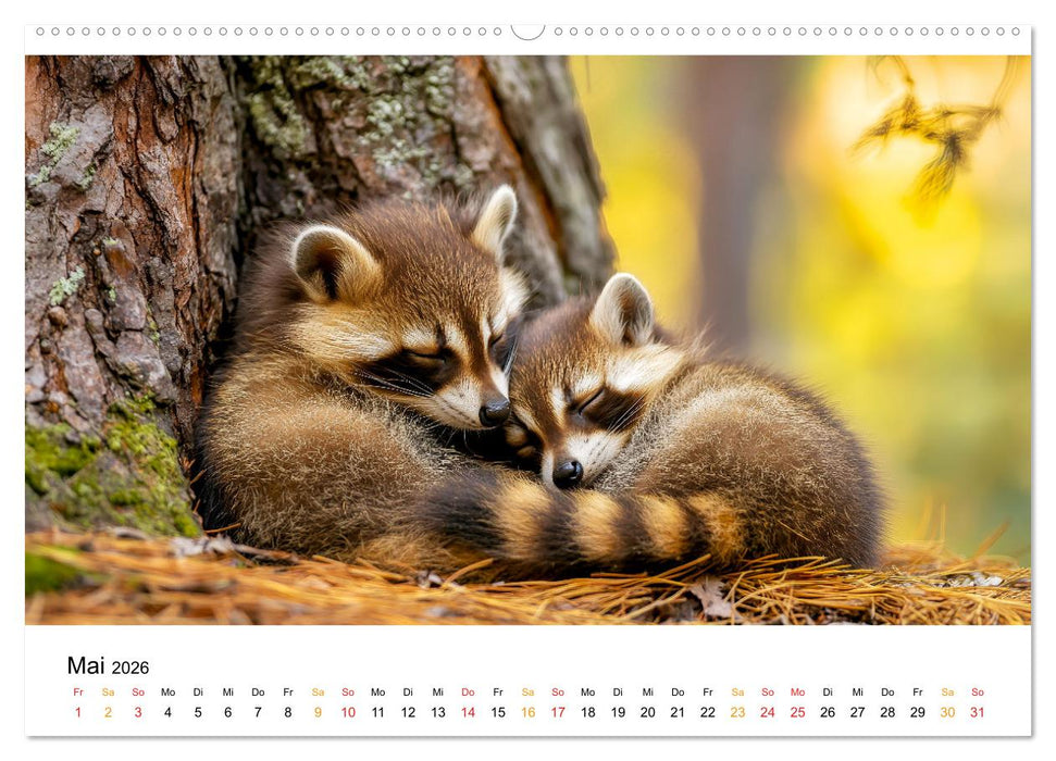Wenn Tierchen träumen (CALVENDO Premium Wandkalender 2026)