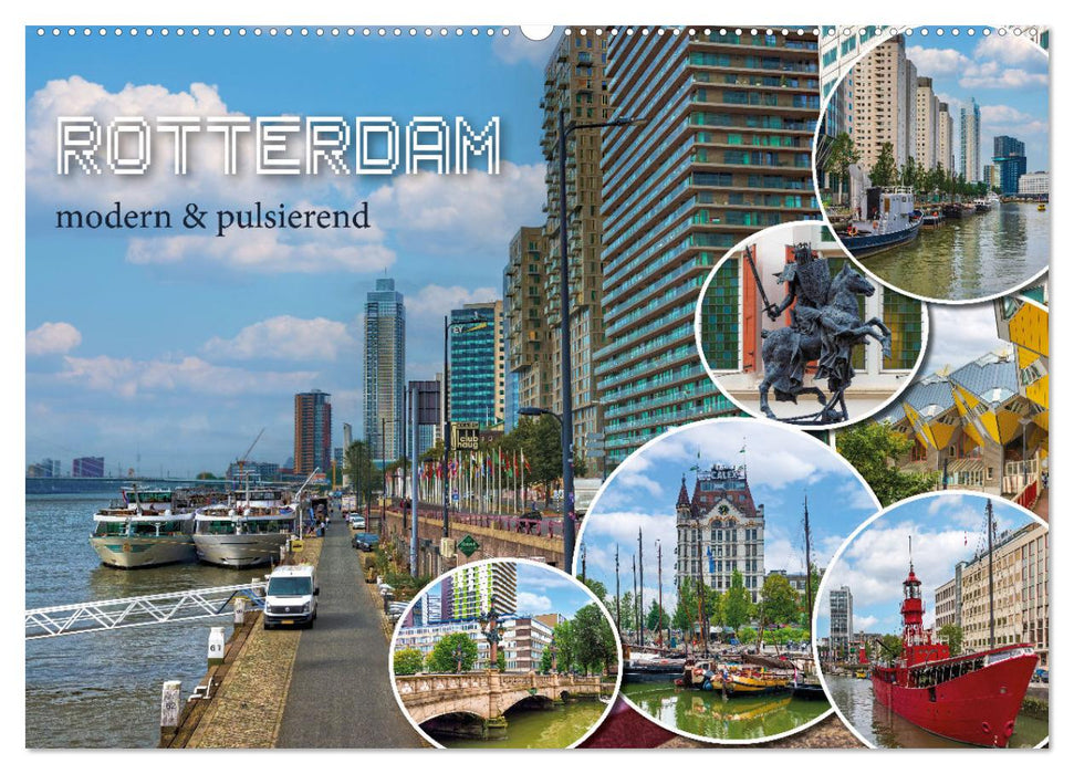 Rotterdam - modern und pulsierend (CALVENDO Wandkalender 2026)