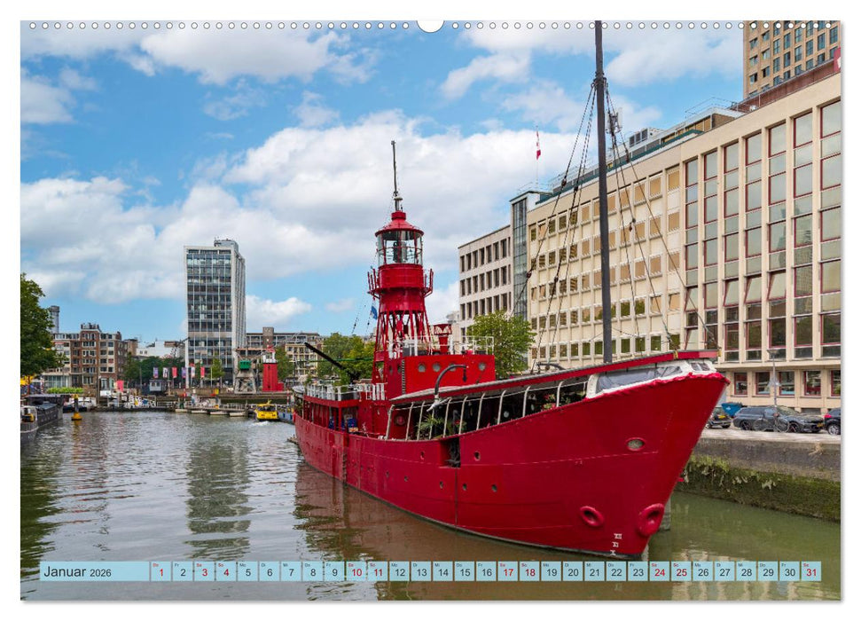 Rotterdam - modern und pulsierend (CALVENDO Wandkalender 2026)