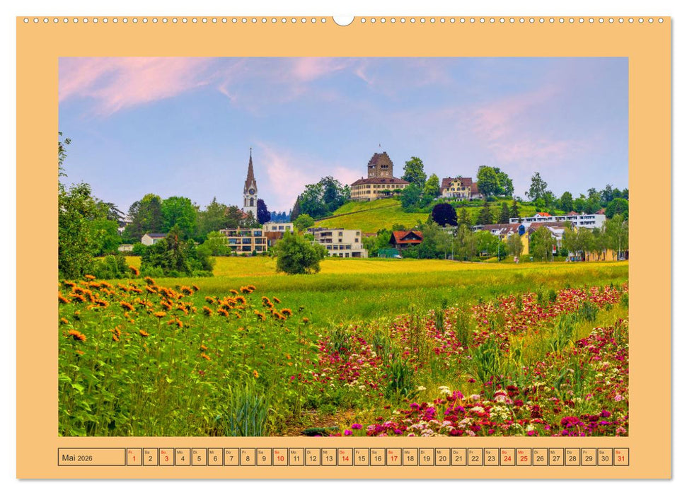 Traumhafte Schweizer Orte (CALVENDO Premium Wandkalender 2026)