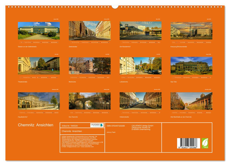 Chemnitz Ansichten (CALVENDO Premium Wandkalender 2026)