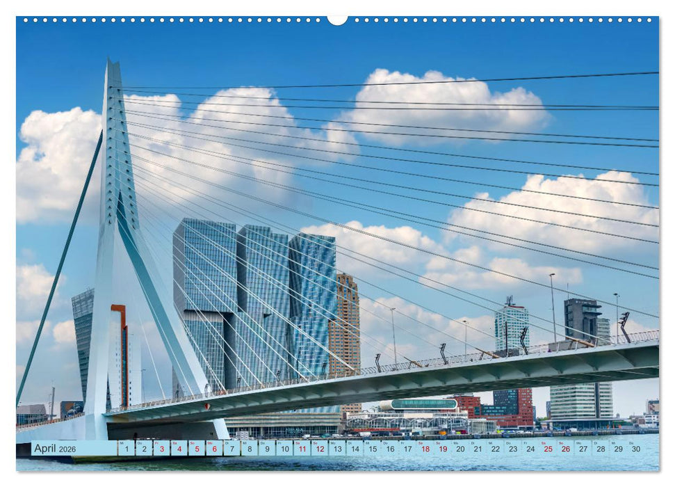 Rotterdam - modern und pulsierend (CALVENDO Premium Wandkalender 2026)