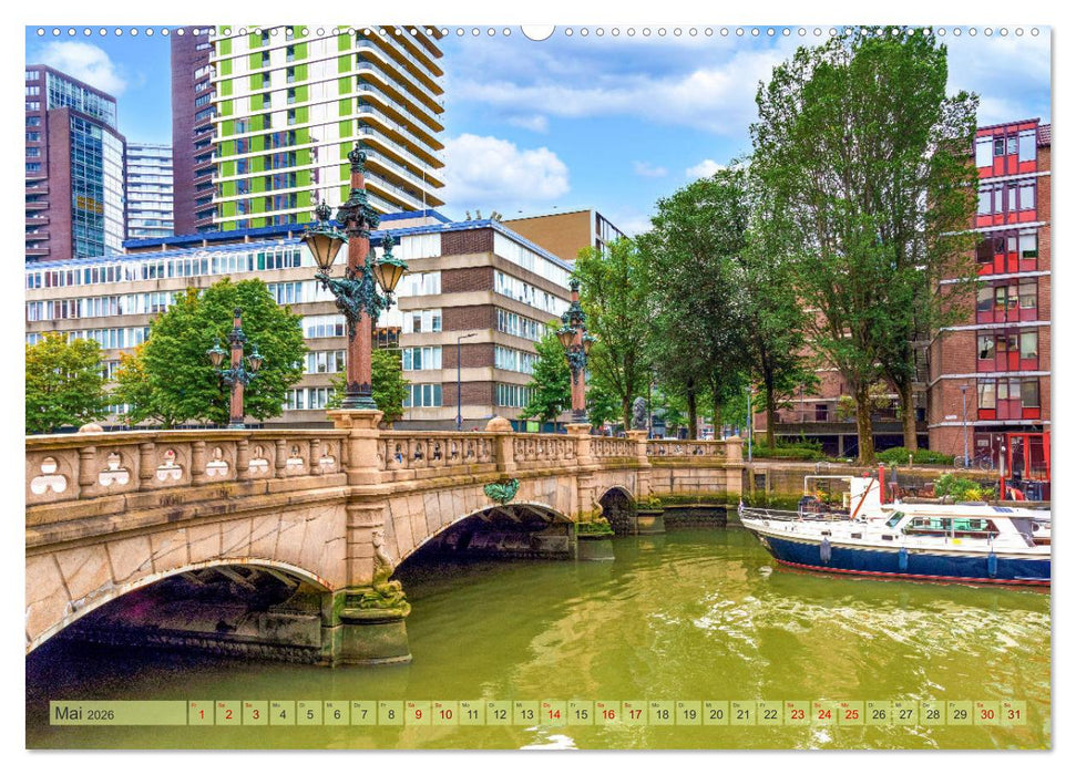 Rotterdam - modern und pulsierend (CALVENDO Premium Wandkalender 2026)