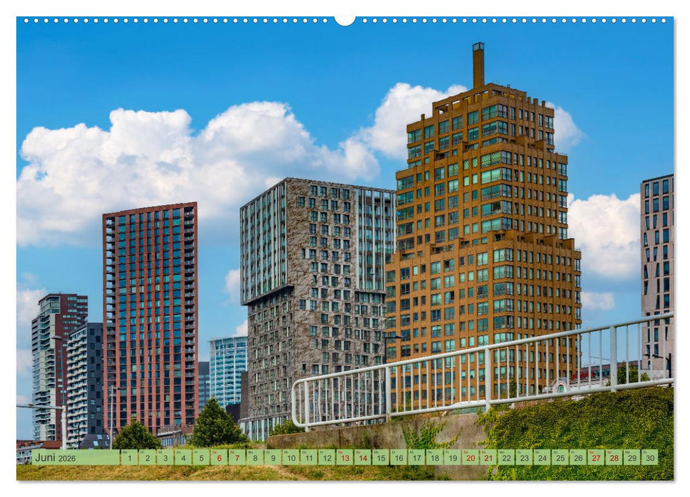 Rotterdam - modern und pulsierend (CALVENDO Premium Wandkalender 2026)