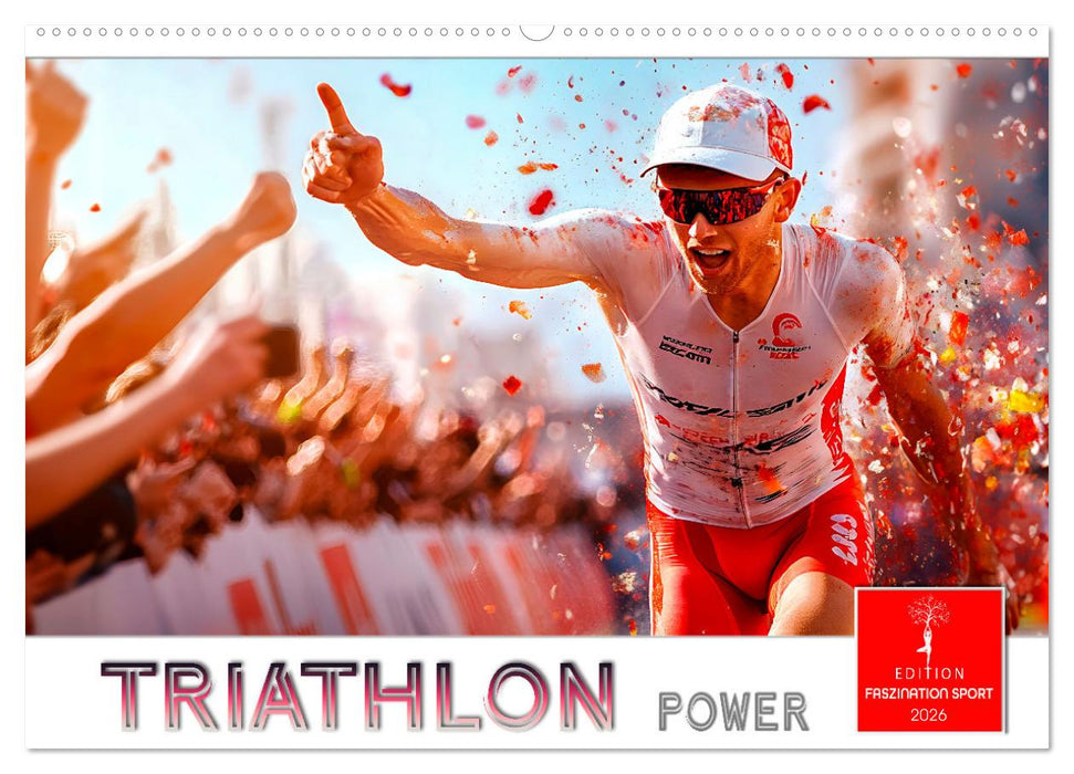 Triathlon Power (CALVENDO Wandkalender 2026)
