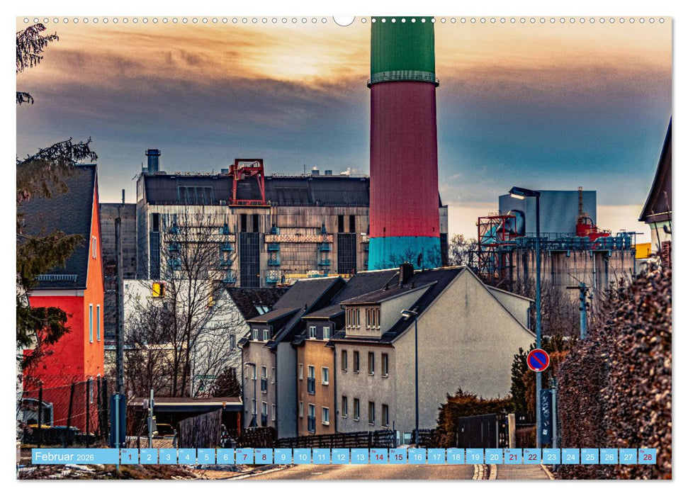 Chemnitz Stadtansichten (CALVENDO Premium Wandkalender 2026)