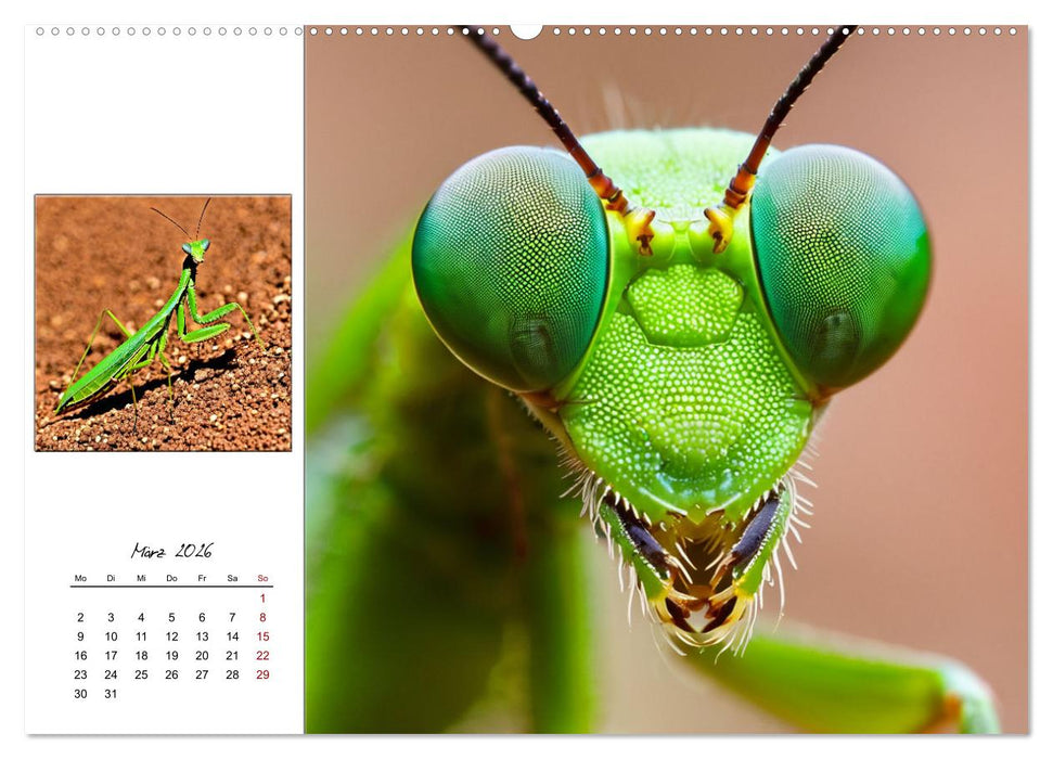Facettenaugen - Meisterwerke der Natur (CALVENDO Wandkalender 2026)