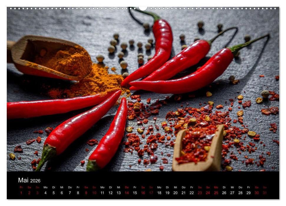 Spice Art - Gewürze in Szene gesetzt (CALVENDO Wandkalender 2026)